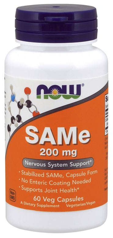 NOW Foods, SAMe, 200mg - 60 vcaps