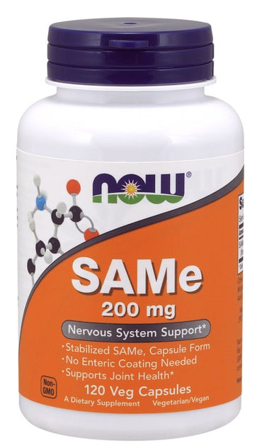 NOW Foods, SAMe, 200mg - 120 vcaps