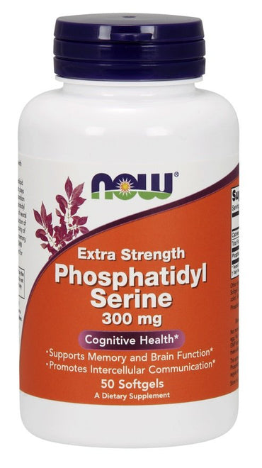 NOW Foods, Phosphatidyl Serine, 300mg Extra Strength - 50 softgels