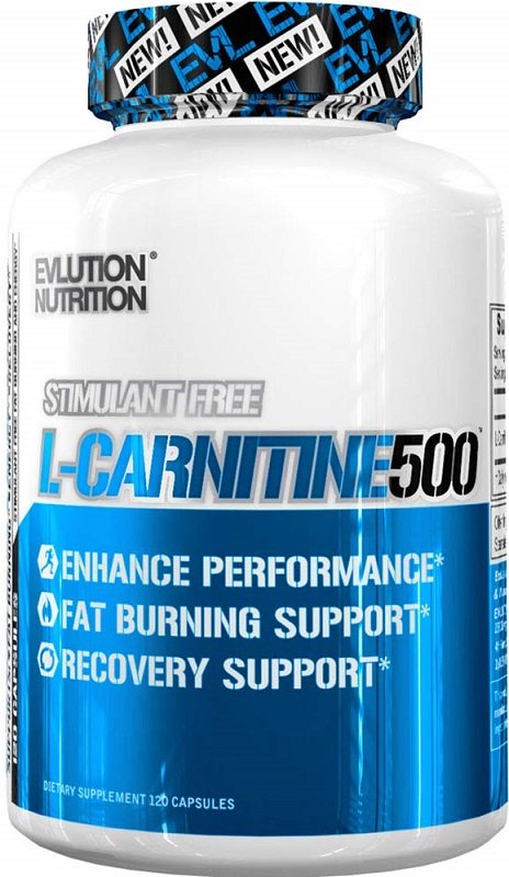 EVLution Nutrition, L-Carnitine 500 - 120 caps