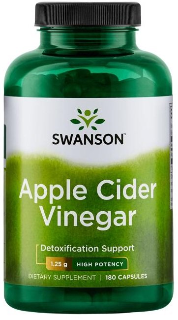 Swanson, Apple Cider Vinegar, 1250mg High Potency - 180 caps