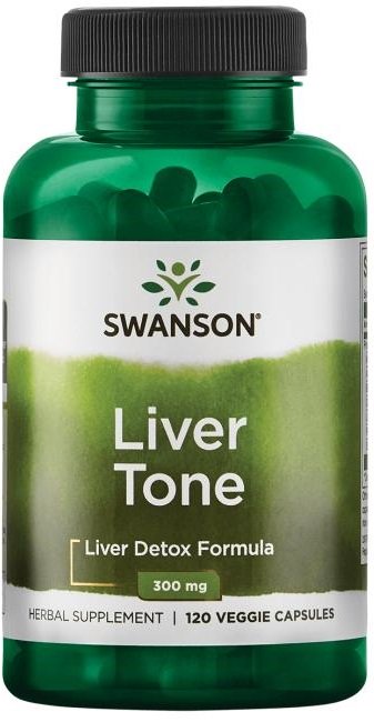 Swanson, Liver Tone Liver Detox Formula, 300mg - 120 vcaps