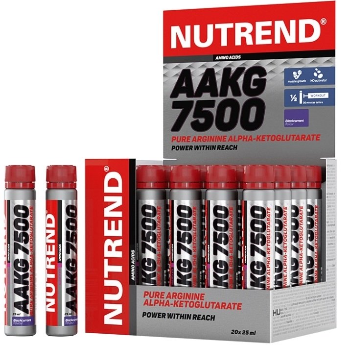 Nutrend, AAKG 7500, Blackcurrant - 20 x 25 ml.