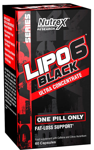 Nutrex, Lipo-6 Black Ultra Concentrate - 60 caps