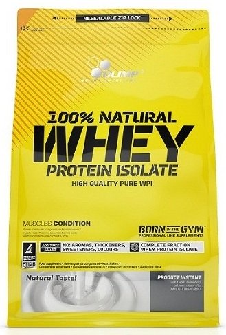 Olimp Nutrition, 100% Natural Whey Protein Isolate, Natural - 600g