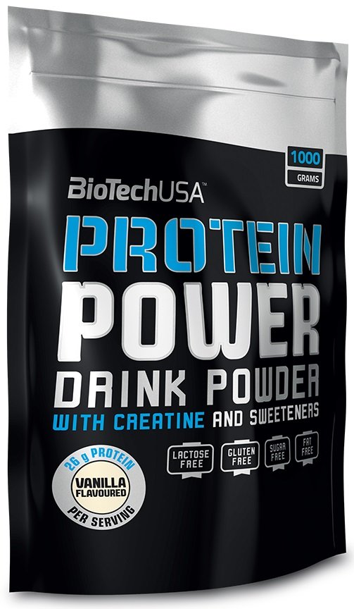 BioTechUSA, Protein Power, Vanilla - 1000g