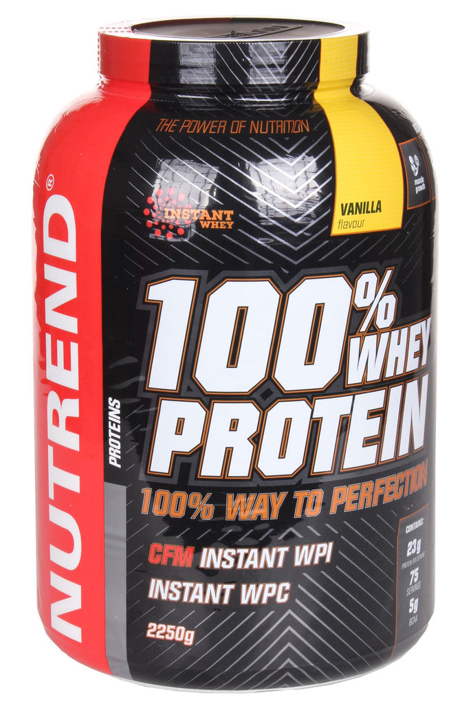 Nutrend, 100% Whey Protein, Vanilla - 2250g