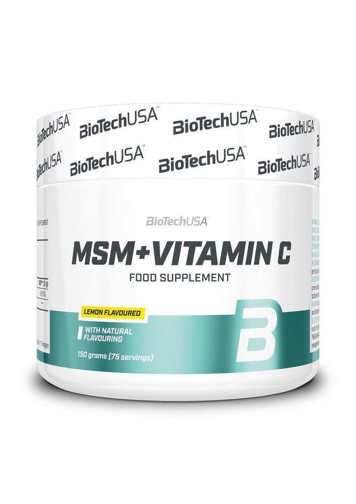 BioTechUSA, MSM + Vitamin C, Lemon - 150g