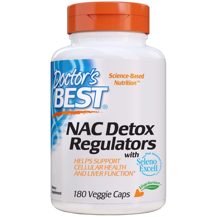 Doctor's Best, NAC Detox Regulators - 180 vcaps