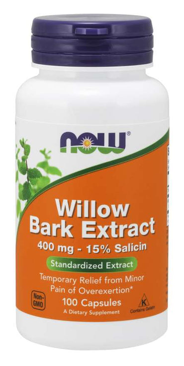 NOW Foods, Willow Bark Extract, 400mg - 100 caps