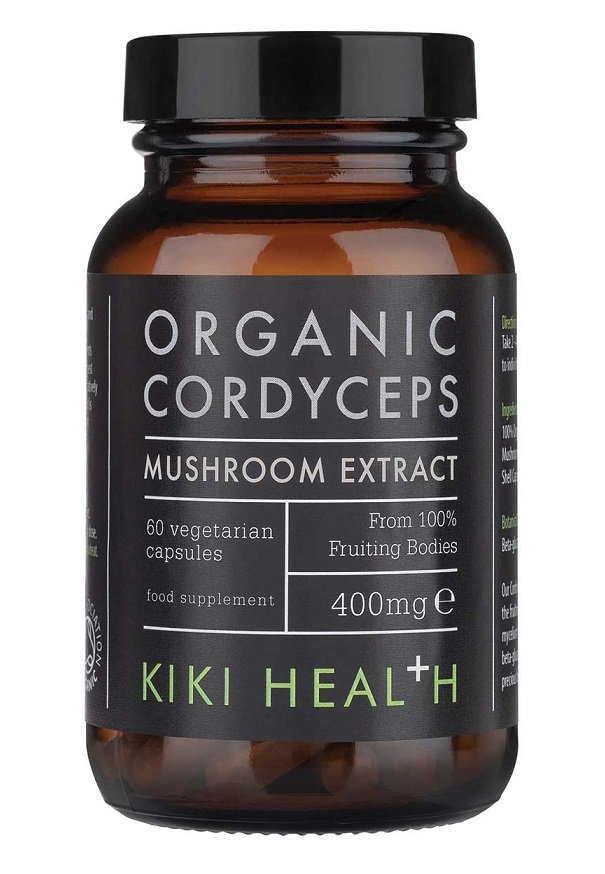 KIKI Health, Extracto de Cordyceps orgánico, 400 mg - 60 vcaps