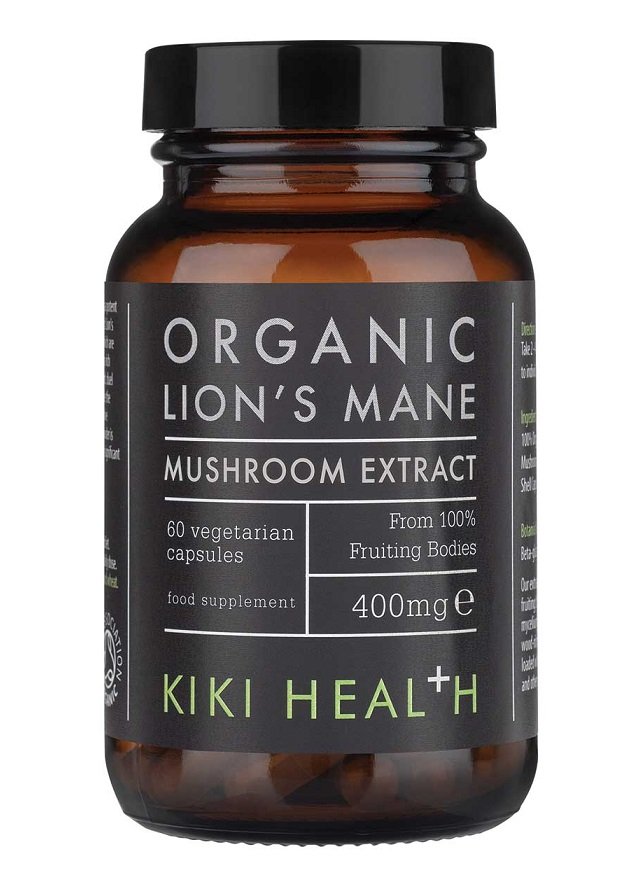 KIKI Health, Lion's Mane's Extract Organic, 400mg - 60 vcaps