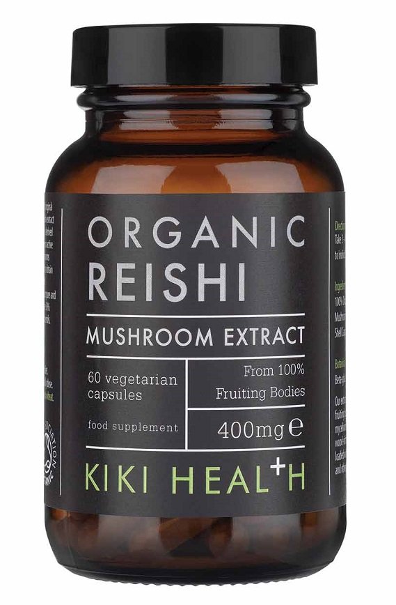 KIKI Health, extract de Reishi organic, 400 mg - 60 vcaps