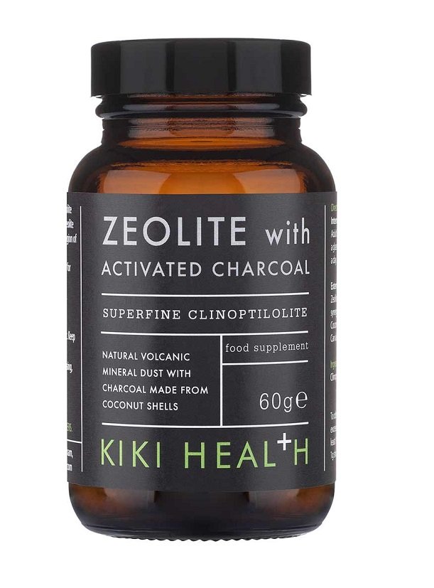 KIKI Health, Zeolite With Activated Charcoal Powder - 60g