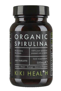 KIKI Health, Spirulina Organic, 500mg - 200 tablets