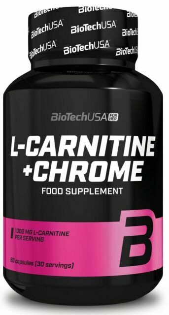 BioTechUSA, L-Carnitine + Chrome - 60 caps