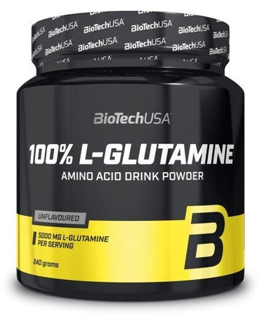 BioTechUSA, 100% L-Glutamine, Unflavoured - 240g