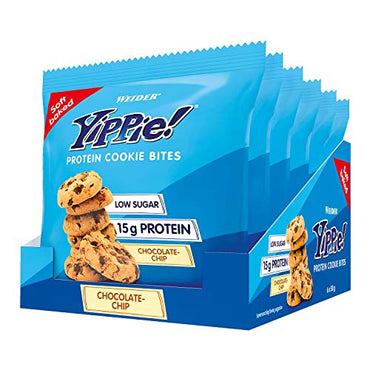 Weider, Yippie! Cookie Protéiné, Pépites de Chocolat - 6 x 50g