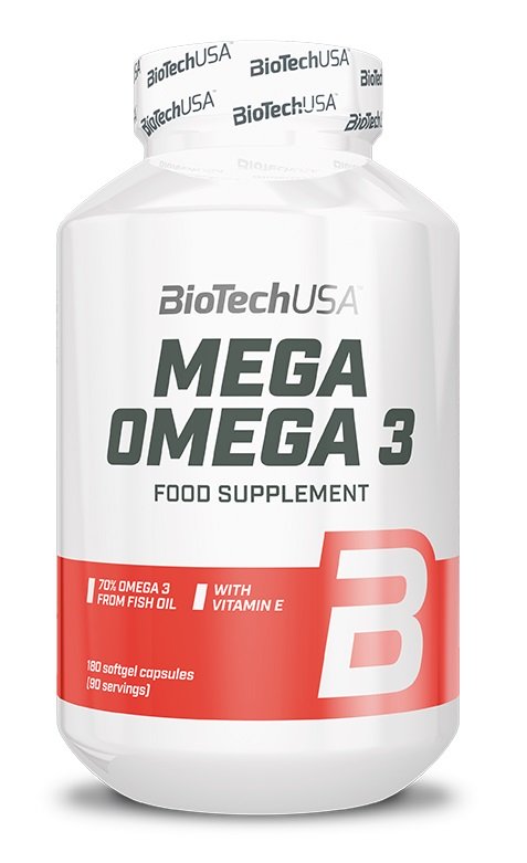 BioTechUSA, Mega Omega 3 - 180 caps