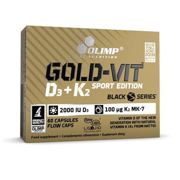 Olimp Nutrition, Gold Vit D3 + K2 Sport Edition - 60 caps