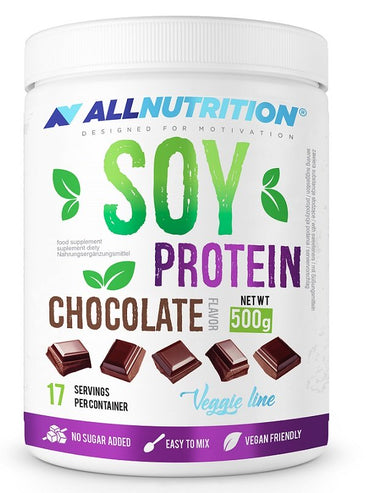 Allnutrition, Soy Protein, Chocolate - 500g