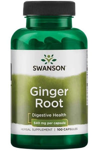 Swanson, Ginger Root, 540mg - 100 caps