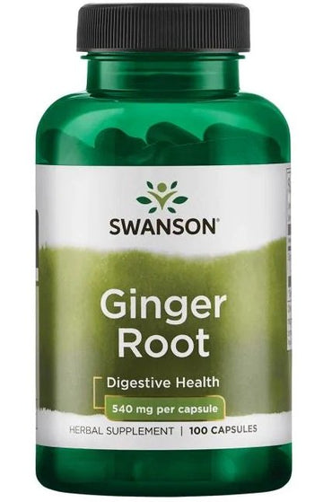 Swanson, Ginger Root, 540mg - 100 caps