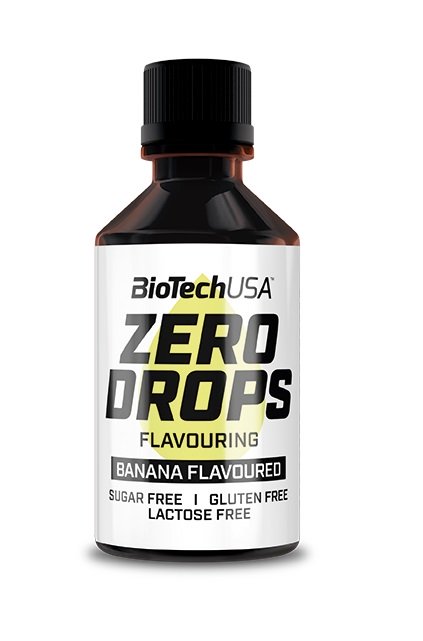 BioTechUSA, Zero Drops, Banana - 50 ml.