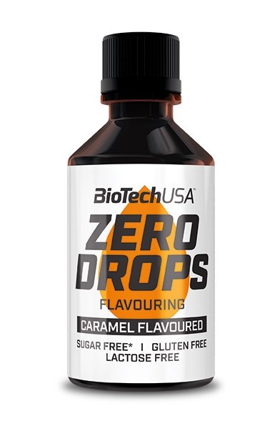 BioTechUSA, Zero Drops, Caramelo - 50 ml.