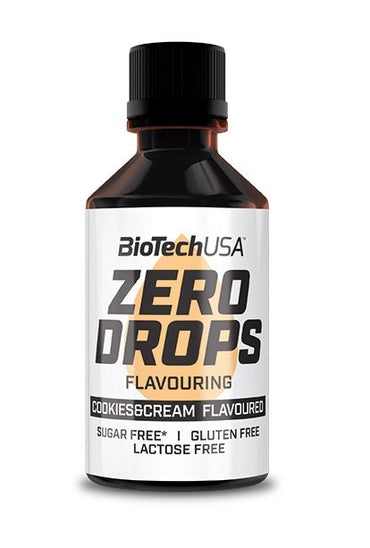 BioTechUSA, Zero Drops, Cookies & Cream - 50 ml.
