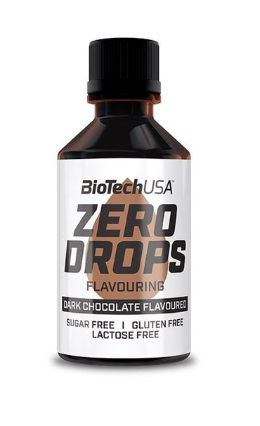 BioTechUSA, Zero Drops, Dark Chocolate - 50 ml.