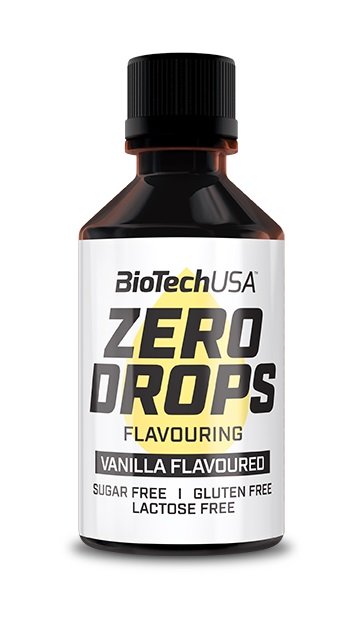 BioTechUSA, Zero Drops, Vanilla - 50 ml.