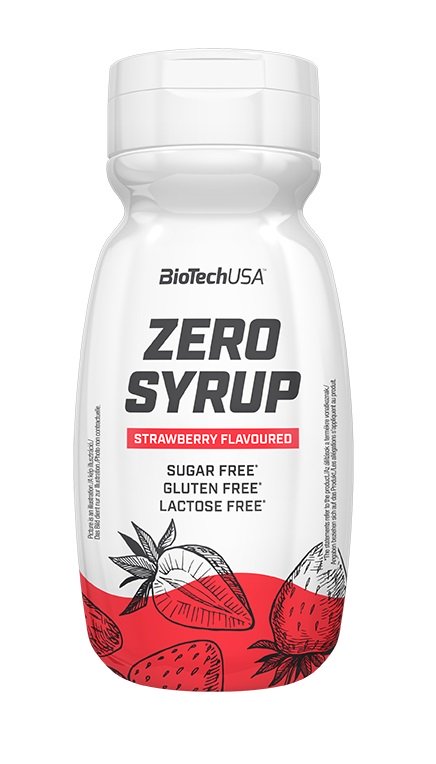 BioTechUSA, Zero Syrup, Strawberry - 320 ml.