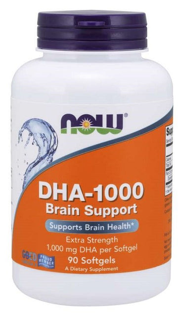 NOW Foods, DHA-1000 Brain Support - 90 softgels