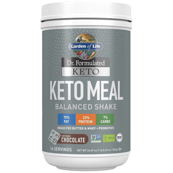 Garden of Life, Dr. Formulated Keto Meal, Chocolate - 700g