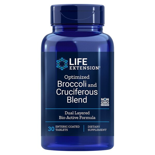 Life Extension, Optimized Broccoli and Cruciferous Blend - 30 enteric coated tabs