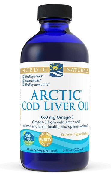 Nordic Naturals, Arctic Cod Liver Oil, 1060mg Unflavored - 237 ml.