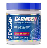 Evogen, Carnigen Powder, Raspberry Lemonade - 78g