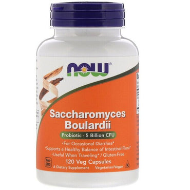 NOW Foods, Saccharomyces Boulardii - 120 vcaps