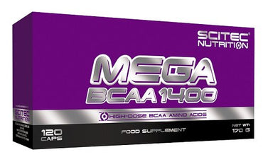 SciTec, Mega BCAA 1400 - 120 caps
