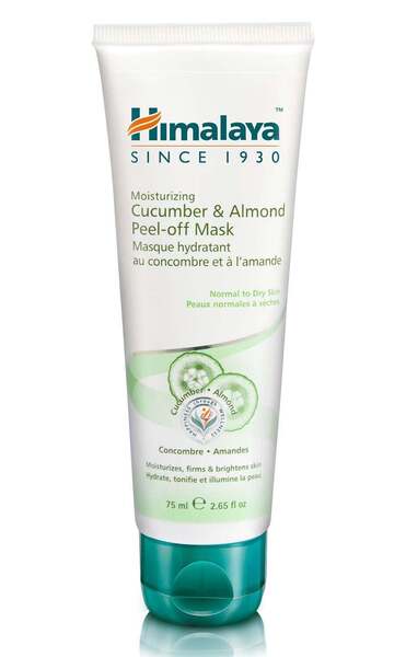 Himalaya, Moisturizing Cucumber & Almond Peel-Off Mask - 75 ml.