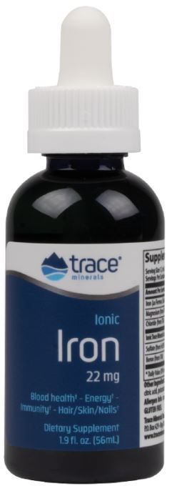 Trace Minerals, Ionic Iron, 22mg - 56 ml.
