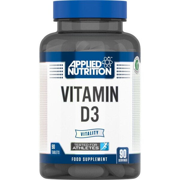 Applied Nutrition, Vitamina D3 - 90 comprimidos