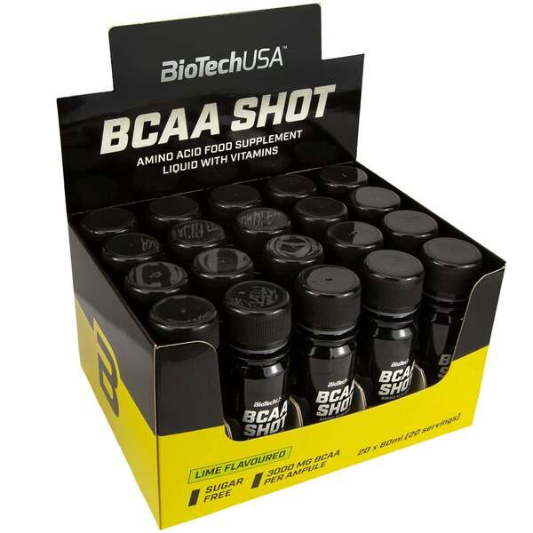 BioTechUSA, BCAA Shot, Lime - 20 x 60 ml.
