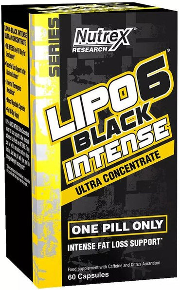 Nutrex, Lipo-6 Black Intense Ultra Concentrate - 60 caps