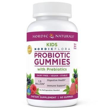 Nordic Naturals, Probiotic Gummies Kids, Merry Berry Punch - 60 gummies
