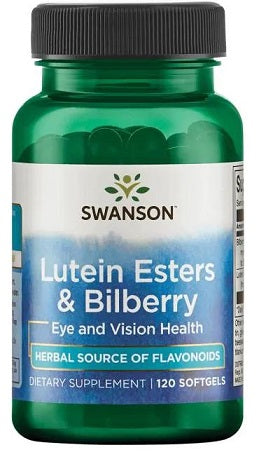 Swanson, Lutein Esters & Bilberry - 120 softgels