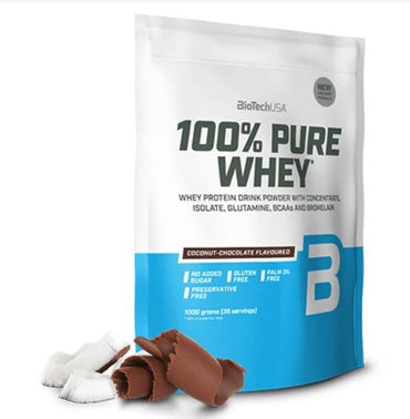 BioTechUSA, 100% Pure Whey, Caramel Cappuccino - 1000g
