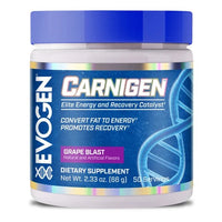 Evogen, Carnigen Powder, Grape - 66g