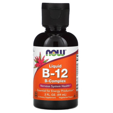 NOW Foods, Vitamin B-12 Liquid B-Complex - 59 ml.